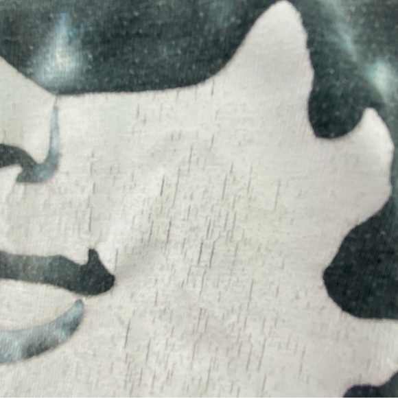 Easy E black & white tie dye short sleeve tee with face print men's size small - Picture 11 of 11